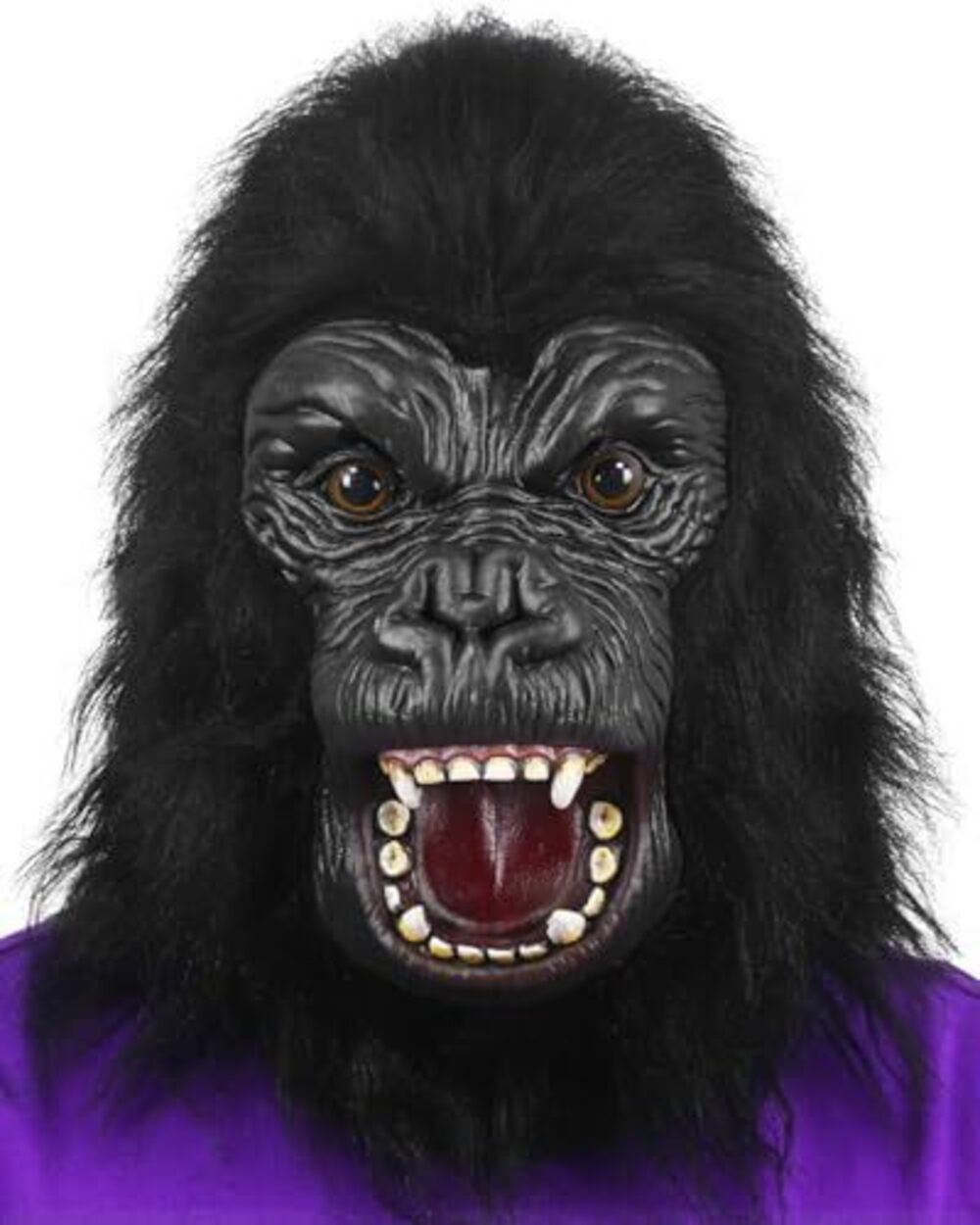 2015 Gorilla Mask Novelty Latex Monkey Head Mask, Adult Open Mouth Gorilla